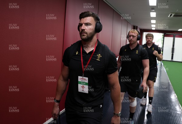120725 - Japan v Wales - Summer Series - Second Test - Johnny Williams of Wales arrives at the stadium