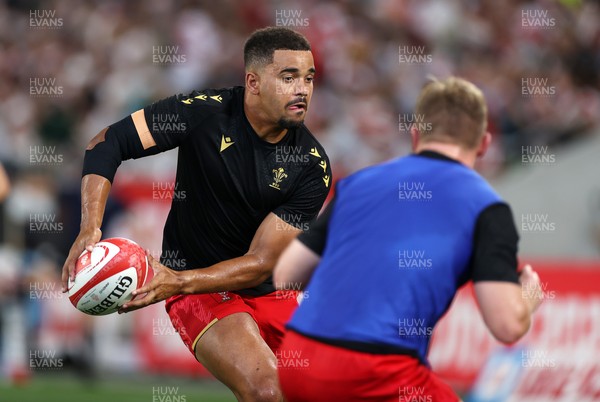 120725 - Japan v Wales - Summer Series - Second Test - Ben Thomas of Wales  during the warm up