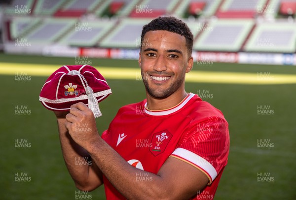 120725 - Japan v Wales - Summer Series - Second Test - Keelan Giles of Wales with his first cap