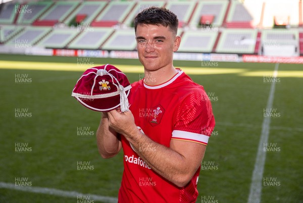 120725 - Japan v Wales - Summer Series - Second Test - Reuben Morgan-Williams of Wales with his first cap