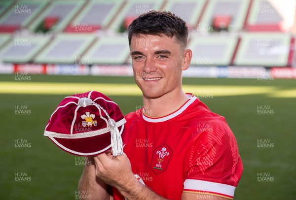 120725 - Japan v Wales - Summer Series - Second Test - Reuben Morgan-Williams of Wales with his first cap