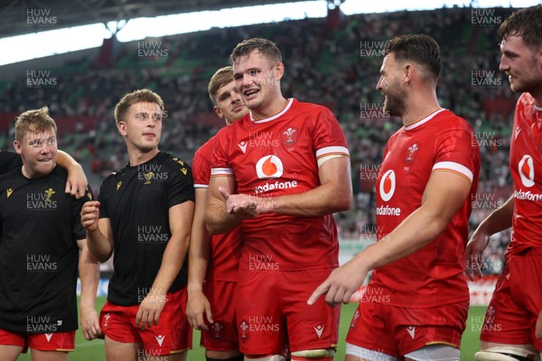 120725 - Japan v Wales - Summer Series - Second Test - Taine Plumtree of Wales at full time