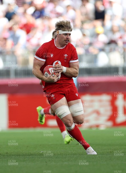 120725 - Japan v Wales - Summer Series - Second Test - Aaron Wainwright of Wales 