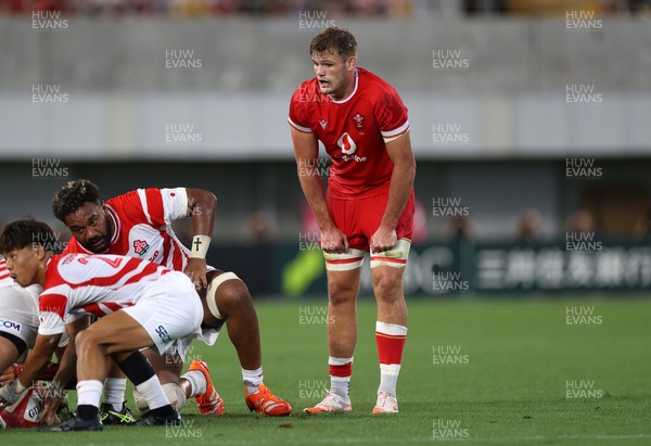 120725 - Japan v Wales - Summer Series - Second Test - Taine Plumtree of Wales 