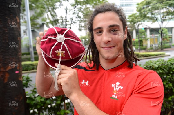 160613 - Japan v Wales -Josh Navidi with his first cap