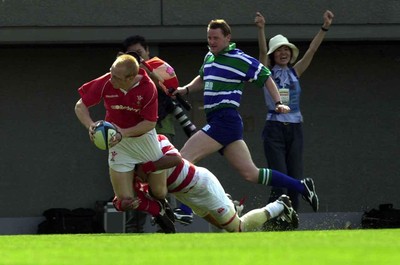 170601- Japan v Wales - Tom Shanklin scores his second try