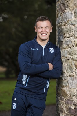 071218 - Picture shows Cardiff Blues and newly capped Wales rugby player Jarrod Evans at the Vale Resort, Cardiff