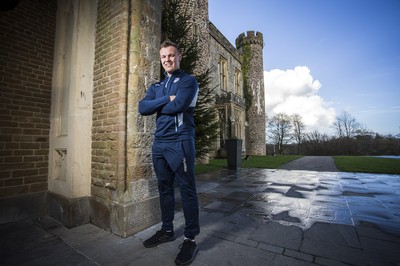 071218 - Picture shows Cardiff Blues and newly capped Wales rugby player Jarrod Evans at the Vale Resort, Cardiff