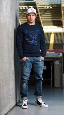 290115 - Picture shows Swansea City player Jefferison Montero at the Liberty Stadium, South Wales