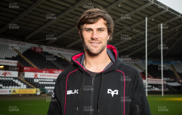 290116 - New Ospreys signing JJ Engelbrecht at the Liberty Stadium, Swansea