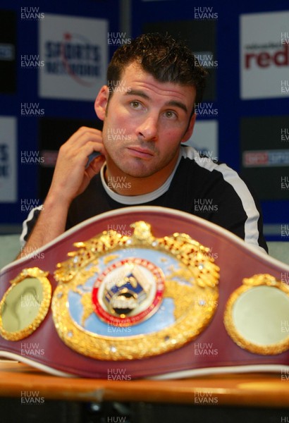 060503 - Joe Calzaghe Press Conference - Joe Calzaghe at today's press conference at the Hilton in Cardiff