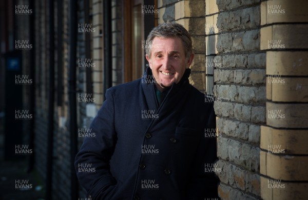 120215 - Welsh rugby legend Jonathan Davies in Cardiff