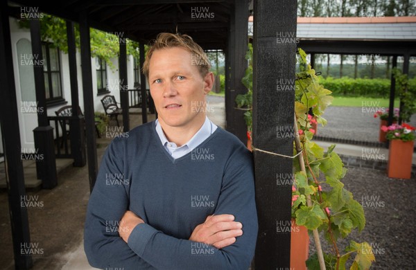 200815 -  WRU Head of Rugby, Josh Lewsey at Llanarch Vineyard