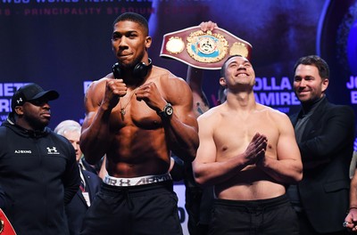 Joshua v Parker Weigh In 300318