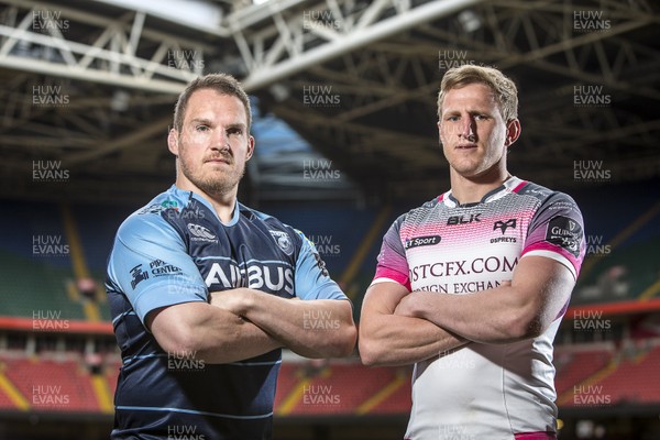 260416 - Judgement Day IV Press Conference - Cardiff Blues Gethin Jenkins and Ospreys Ben John