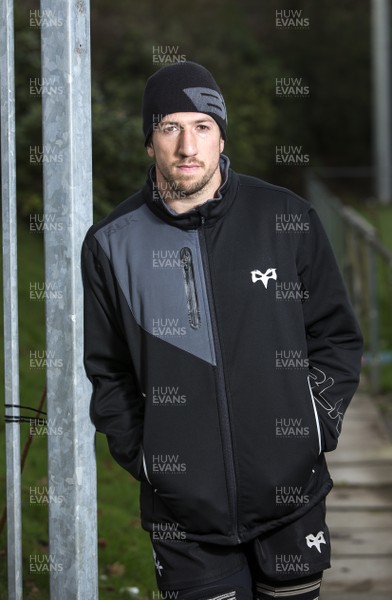 130117 - Picture shows Ospreys Rugby player Justin Tipuric at their training ground in Llandarcy, South Wales