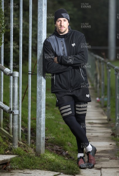 130117 - Picture shows Ospreys Rugby player Justin Tipuric at their training ground in Llandarcy, South Wales