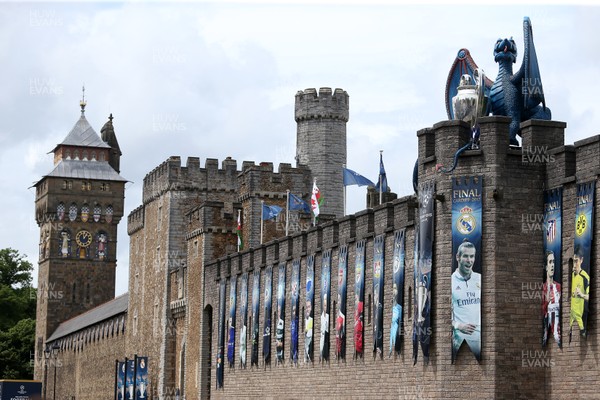 030617 - UEFA Champions League Final - Juventus v Real Madrid - General View of Cardiff Castle