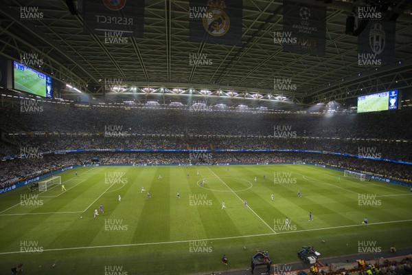 030617 - UEFA Champions League Final - Juventus v Real Madrid - General View of play during the game