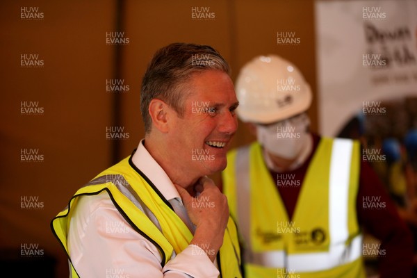 150421 - Labour Leader Sir Keir Starmer MP during a visit to the Down to Earth project in Southgate, Gower, south Wales ahead of the elections for the Welsh Government