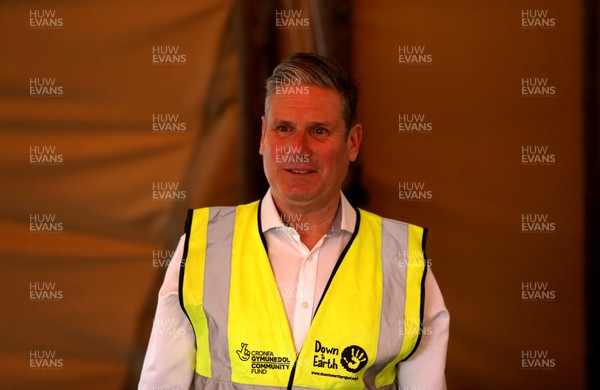 150421 - Labour Leader Sir Keir Starmer MP during a visit to the Down to Earth project in Southgate, Gower, south Wales ahead of the elections for the Welsh Government