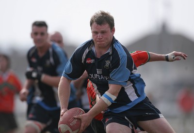 24.04.10 Kenfig Hill v Nantyffyllon.. Action from the game. 