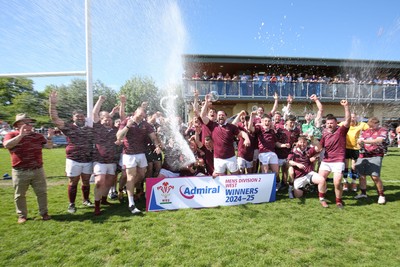 030525 - Lampeter Town RFC League Trophy Presentation - Admiral National League 2 West - Lampeter Town RFC celebrate winning the league 