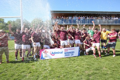 030525 - Lampeter Town RFC League Trophy Presentation - Admiral National League 2 West - Lampeter Town RFC celebrate winning the league 