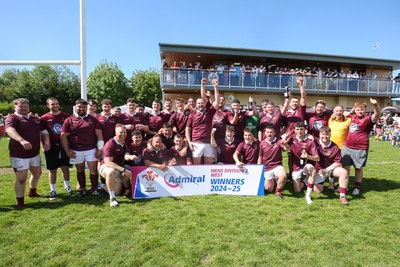 030525 - Lampeter Town RFC League Trophy Presentation - Admiral National League 2 West - Lampeter Town RFC celebrate winning the league 