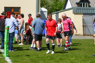 030525 - Lampeter Town RFC v London Welsh - Rugby referee Nigel Owens comes out of retirement and returns to the field for Lampeter Town RFC v London Welsh