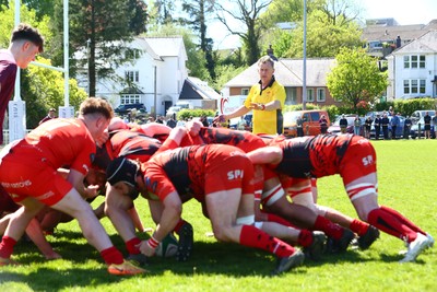 030525 - Lampeter Town RFC v London Welsh - Rugby referee Nigel Owens comes out of retirement and returns to the field for Lampeter Town RFC v London Welsh