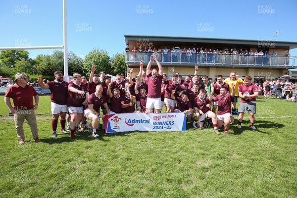 030525 - Lampeter Town RFC League Trophy Presentation - Admiral National League 2 West - Lampeter Town RFC celebrate winning the league 