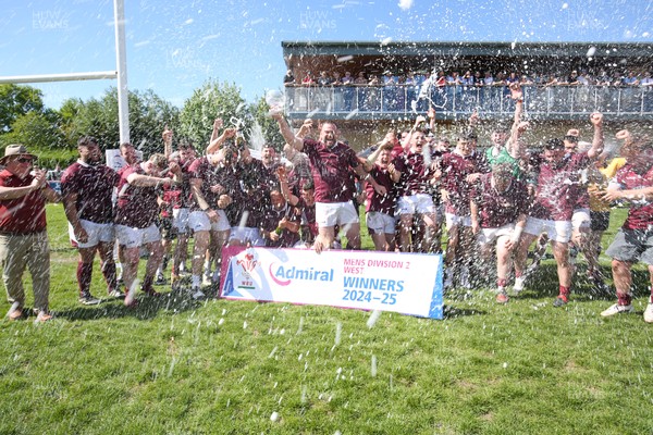 030525 - Lampeter Town RFC League Trophy Presentation - Admiral National League 2 West - Lampeter Town RFC celebrate winning the league 