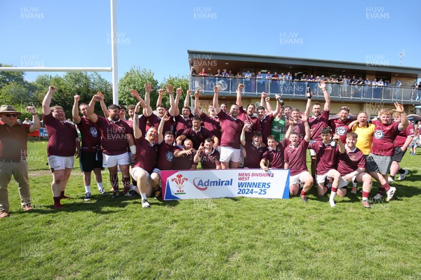 030525 - Lampeter Town RFC League Trophy Presentation - Admiral National League 2 West - Lampeter Town RFC celebrate winning the league 