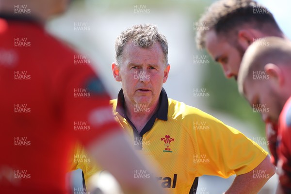030525 - Lampeter Town RFC v London Welsh - Rugby referee Nigel Owens comes out of retirement and returns to the field for Lampeter Town RFC v London Welsh