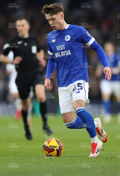 010225 - Leeds United v Cardiff City - Sky Bet Championship - Cian Ashford of Cardiff