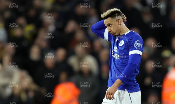 010225 - Leeds United v Cardiff City - Sky Bet Championship - Callum Robinson of Cardiff at the end of the match