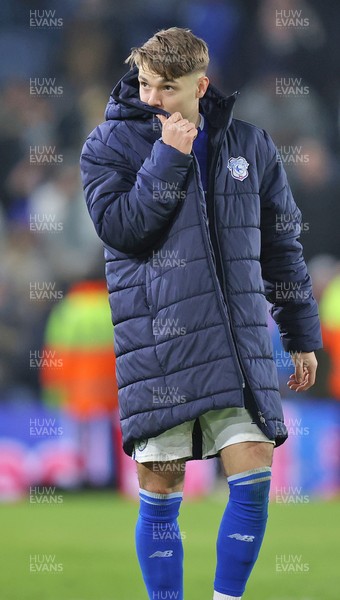 010225 - Leeds United v Cardiff City - Sky Bet Championship - Cian Ashford of Cardiff looks bewildered at the end of the match