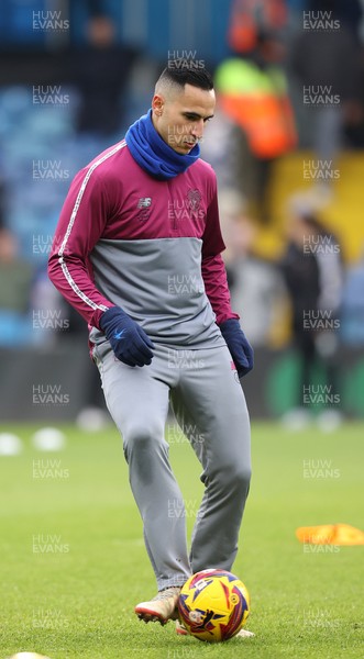 010225 - Leeds United v Cardiff City - Sky Bet Championship - Anwar El Ghazi of Cardiff warm up