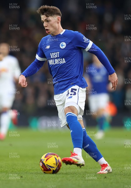 010225 - Leeds United v Cardiff City - Sky Bet Championship - Cian Ashford of Cardiff