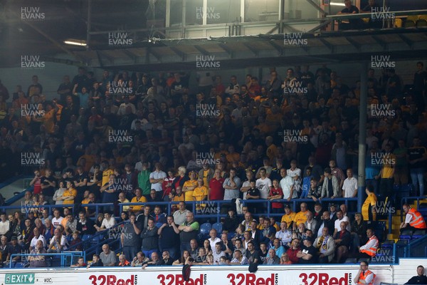 220817 - Leeds United v Newport County - Carabao Cup - Traveling Newport fans