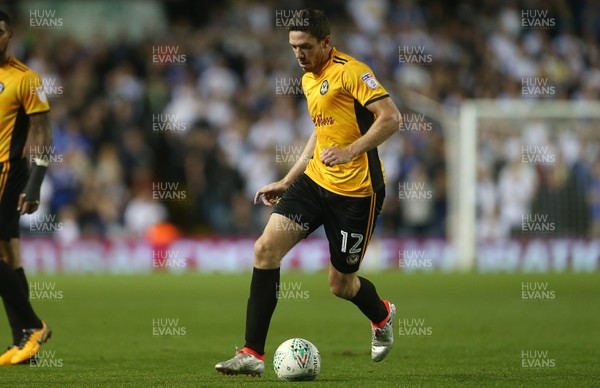 220817 - Leeds United v Newport County - Carabao Cup - Ben Tozer of Newport County