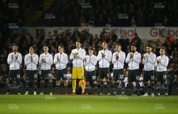 130219 - Leeds United v Swansea City - SkyBet Championship - Swansea pay tribute to the late Gordon Banks