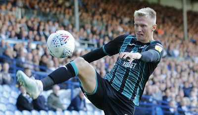 310819 - Leeds United v Swansea City - Sky Bet Championship -  Sam Surridge of Swansea