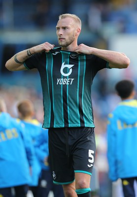 310819 - Leeds United v Swansea City - Sky Bet Championship -  Mike Van der Hoorn  of Swansea at the end of the match