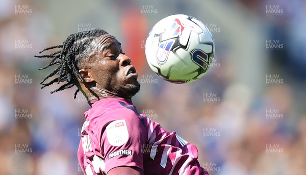 190823 - Leicester City v Cardiff City - Sky Bet Championship - Ike Ugbo of Cardiff