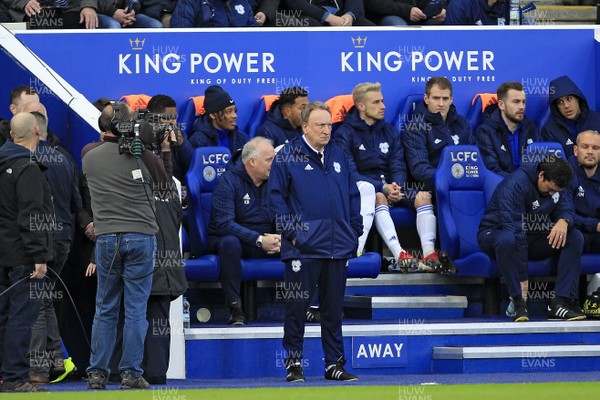 291218 - Leicester City v Cardiff City, Premier League - Cardiff City Manager Neil Warnock before the match