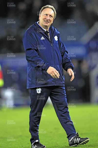 291218 - Leicester City v Cardiff City, Premier League - Cardiff City Manager Neil Warnock at the end of the match