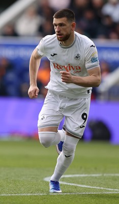 110426 - Leicester City v Swansea City - Sky Bet Championship - Zan Vipotnik of Swansea