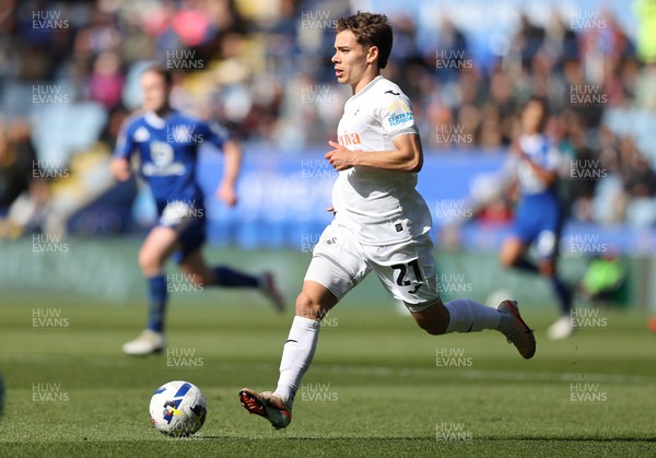 110426 - Leicester City v Swansea City - Sky Bet Championship - Leo Walta of Swansea
